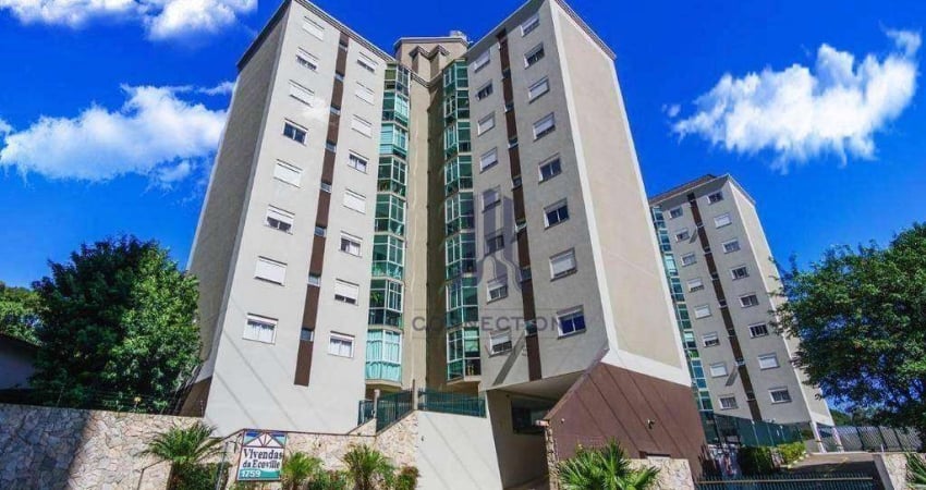 Apartamento com 3 dormitórios para alugar, 105 m² por R$ 4.975,31/mês - Ecoville - Curitiba/PR