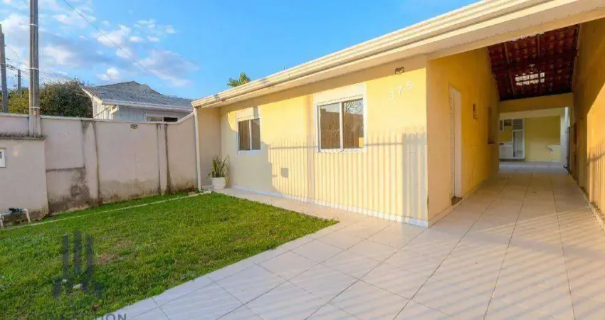 Casa com 3 dormitórios para alugar, 80 m² por r$ 2.389,53/mês - cidade industrial - curitiba/pr