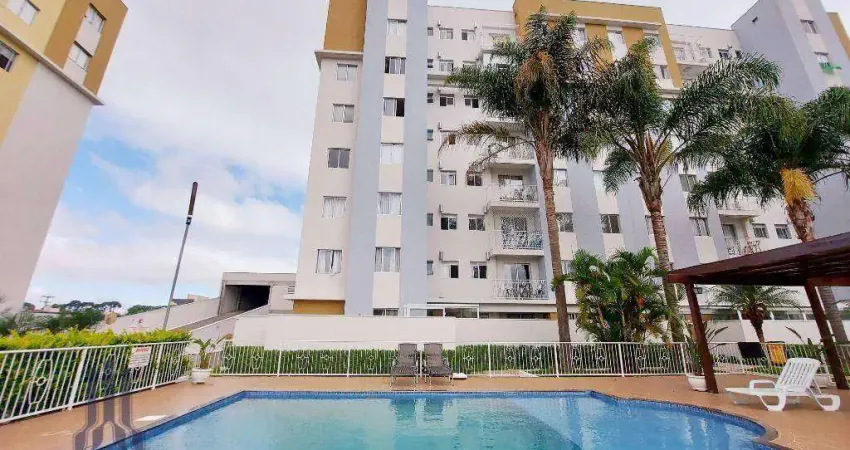 Apartamento com 2 dormitórios para alugar, 48 m² por R$ 2.646,00/mês - Capão Raso - Curitiba/PR