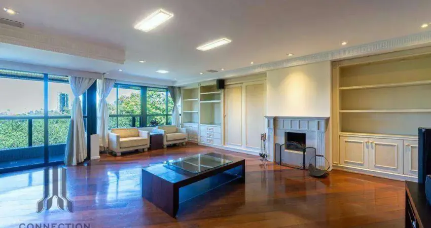Apartamento com 3 dormitórios para alugar, 226 m² por r$ 10.048,70/mês - bacacheri - curitiba/pr