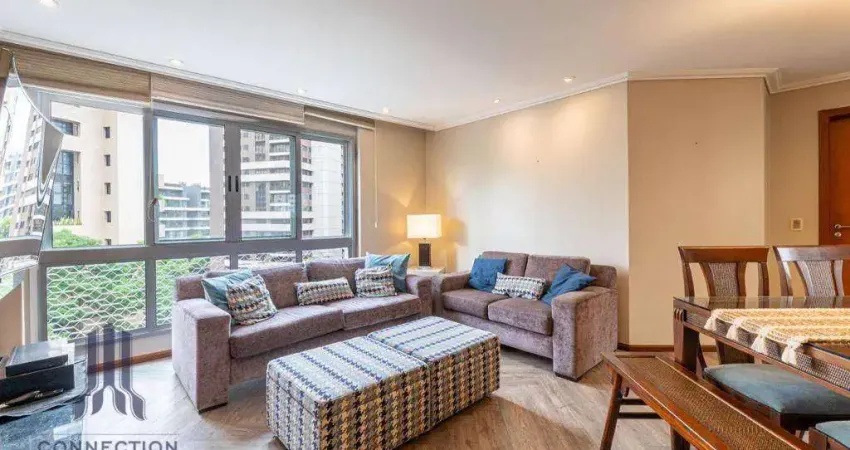 Apartamento com 3 dormitórios para alugar, 145 m² por r$ 6.482,45/mês - água verde - curitiba/pr