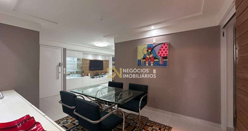 Apartamento com 3 dormitórios, 105 m² - venda por R$ 660.000,00 ou aluguel por R$ 4.500,00/mês - Tirol - Natal/RN