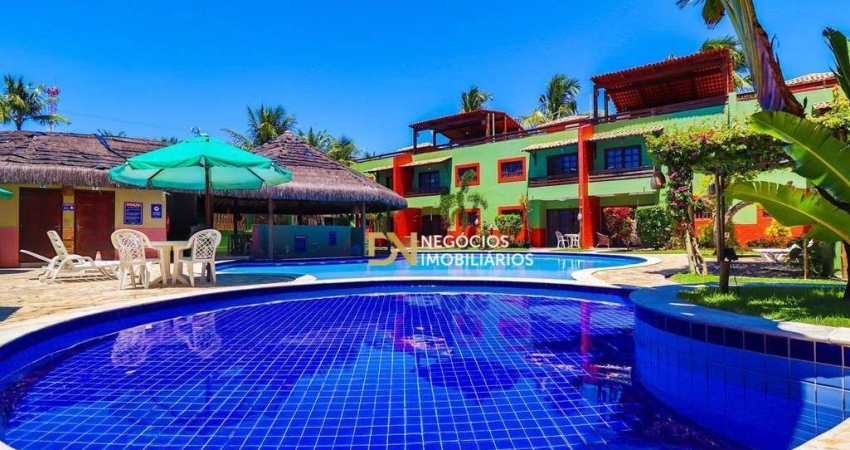 Apartamento Triplex com 2 suítes vista mar à venda, 108 m² por R$ 650.000 - Praia de Tibau - Tibau do Sul/RN