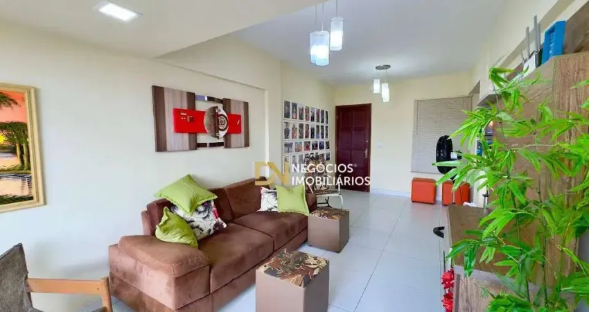Apartamento com 3 dormitórios sendo 1 suíte e 2 vagas cobertas  à venda, 129 m² por r$ 620.000 - lagoa nova - natal/rn