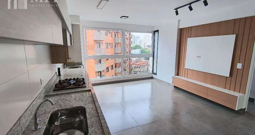Apartamento com 2 dormitórios para alugar, 47 m² por r$ 4.180,00/mês - água fria - são paulo/sp