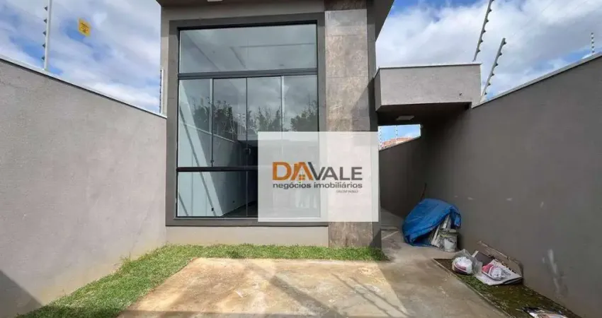 Linda casa com exelente acabamento, 78 m² por r$ 430.000 - areão - taubaté/sp