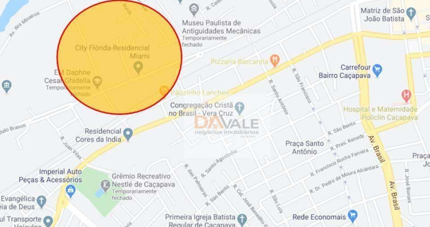 Área à venda, de 11701m² no  Parque do Museu em Caçapava/SP.