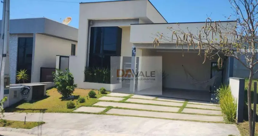Casa com 3 dormitórios à venda, 145 m² por r$ 895.000 - condomínio residencial malibu - caçapava/sp