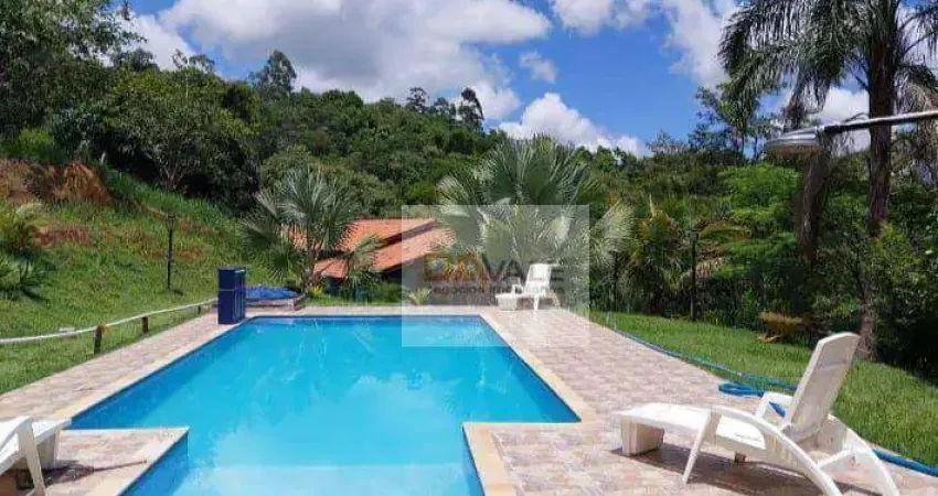 Chácara com 3 dormitórios à venda, 21000 m² por r$ 550.000 - piedade - caçapava/sp