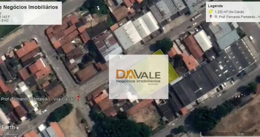 Terreno à venda, 840 m² por r$ 580.000,00 - vila galvão - caçapava/sp