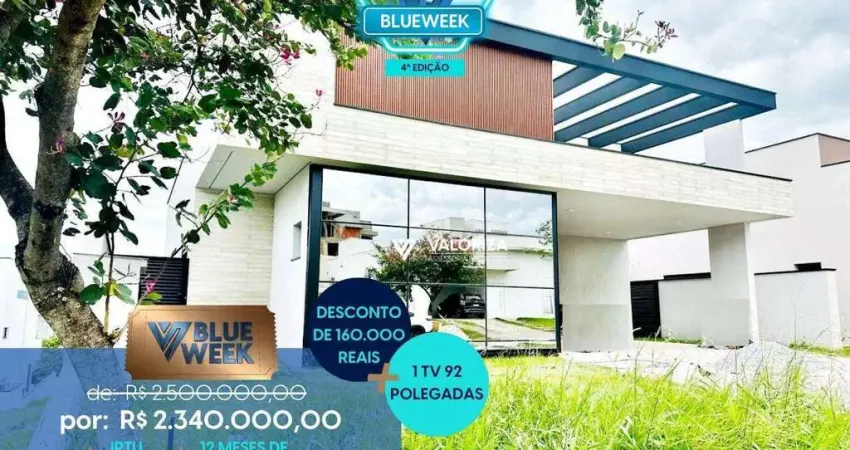 Casa com 3 dormitórios à venda, 249 m² por r$ 2.340.000,00 - alphaville nova esplanada - votorantim/sp