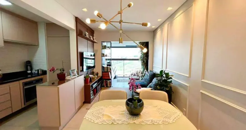 Apartamento com 2 dormitórios à venda, 72 m² por r$ 825.000,00 - condomínio residencial jk jardins - votorantim/sp