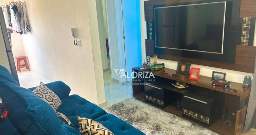 Apartamento com 2 dormitórios para alugar, 48 m² por R$ 1.751,00/mês - Jardim Betânia - Sorocaba/SP