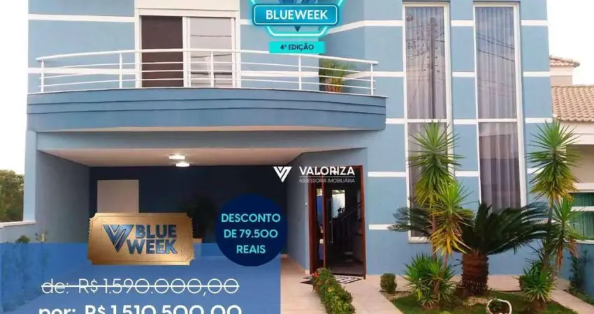 Casa com 3 quartos à venda, 355 m² por r$ 1.590.000 - condomínio julia martinez - sorocaba/sp