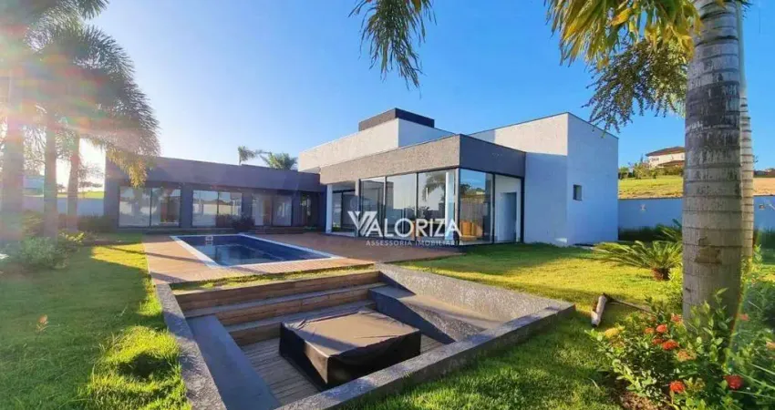 Casa com 4 dormitórios, 486 m² - venda por r$ 4.500.000,00 ou aluguel por r$ 26.380,00/mês - residencial saint patrick - sorocaba/sp