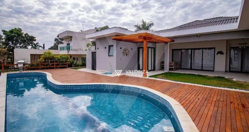 Casa com 5 dormitórios à venda, 437 m² por R$ 3.100.000,00 - Condomínio Vale do Lago - Sorocaba/SP