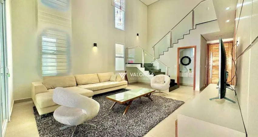 Casa com 4 dormitórios à venda, 273 m² por r$ 2.500.000,00 - condomínio sunset - sorocaba/sp