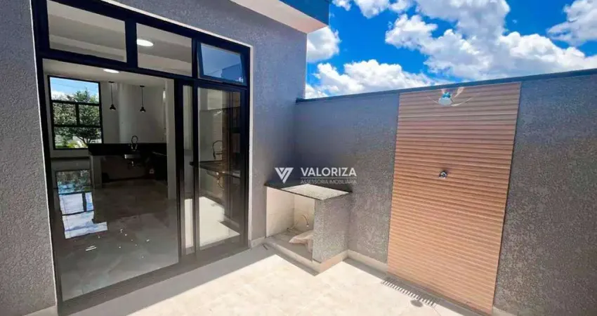 Casa com 3 quartos, sendo 2 suítes à venda, 108 m² por r$ 630.000 - condomínio villagio ipanema - sorocaba/sp