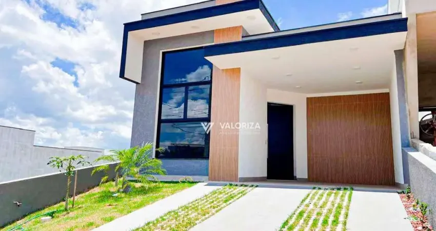 Casa com 3 quartos, sendo 2 suítes à venda, 108 m² por R$ 630.000 - Condomínio Villagio Ipanema - Sorocaba/SP