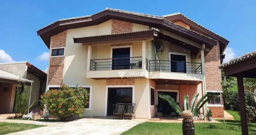 Casa com 3 dormitórios, 438 m² - venda por r$ 2.100.000,00 ou aluguel por r$ 12.476,22/mês - portal do sabiá - araçoiaba da serra/sp