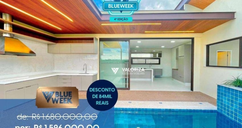 Casa com 3 dormitórios à venda, 194 m² por r$ 1.596.000,00 - condomínio villa verona - sorocaba/sp