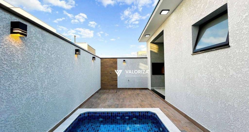 Casa com 3 quartos, sendo 1 suíte à venda, 112 m² por R$ 784.000 - Condomínio Horto Florestal Villagio - Sorocaba/SP