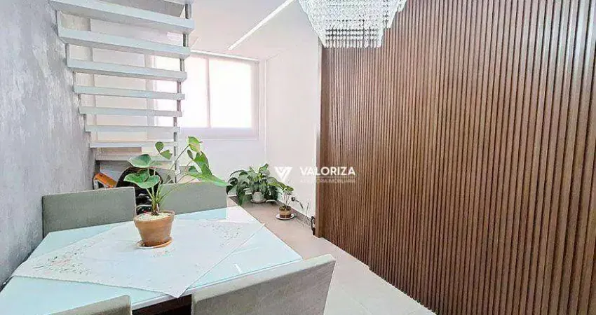 Apartamento duplex com 3 quartos à venda, 105 m² por r$ 550.000 - vila gabriel - sorocaba/sp