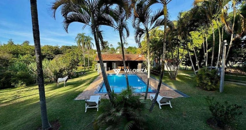 Chácara com 3 dormitórios, 11000 m² - venda por R$ 1.650.000,00 ou aluguel por R$ 7.500,00/mês - Caputera - Sorocaba/SP