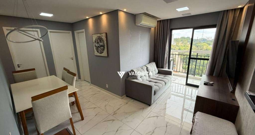 Apartamento com 1 dormitório para alugar, 58 m² por R$ 4.730,00/mês - Condomínio JR Campolim - Sorocaba/SP