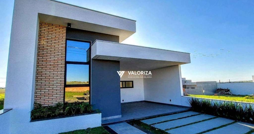 Casa com 3 quartos, sendo 1 suíte à venda, 140 m² por R$ 880.000 - Condomínio Reserva Ipanema - Sorocaba/SP