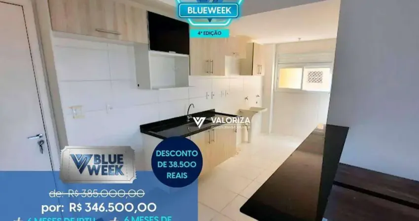 Apartamento com 2 dormitórios, 60 m² - venda por r$ 346.500,00 ou aluguel por r$ 2.356,00/mês - condomínio residencial alpha club - sorocaba/sp