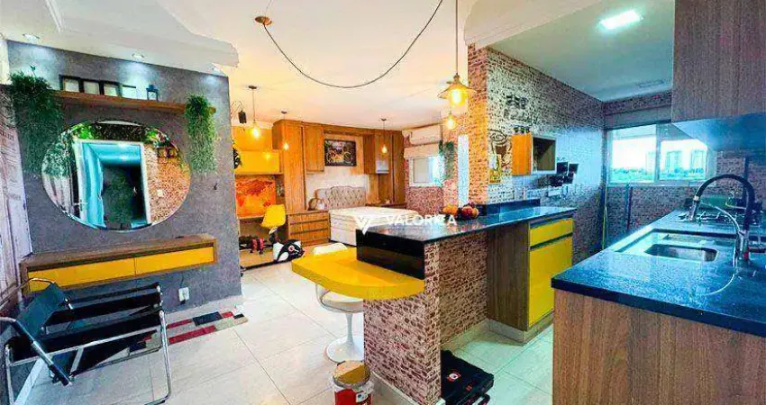 Apartamento com 1 quarto para alugar, 56 m² por R$ 2.840/mês - Jardim América - Sorocaba/SP