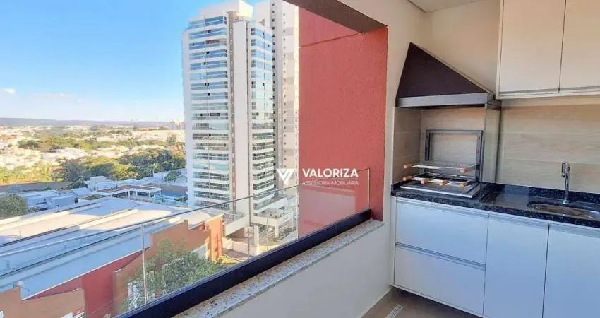 Apartamento com 1 dormitório, 47 m² - venda por r$ 485.000,00 ou aluguel por r$ 4.200,01/mês - mandarim campolim patriani - sorocaba/sp