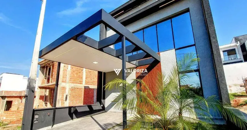 Casa com 3 dormitórios à venda, 140 m² por r$ 895.000,00 - condomínio residencial jardim - sorocaba/sp