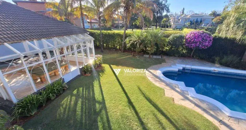 Casa com 5 quartos, 700 m² - venda por r$ 4.500.000 ou aluguel por r$ 17.950/mês - lago azul condomínio e golfe clube - araçoiaba da serra/sp