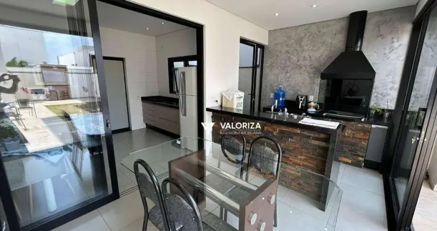 Casa com 3 suítes à venda, 167 m² por r$ 1.680.000 - condomínio chácara ondina - sorocaba/sp