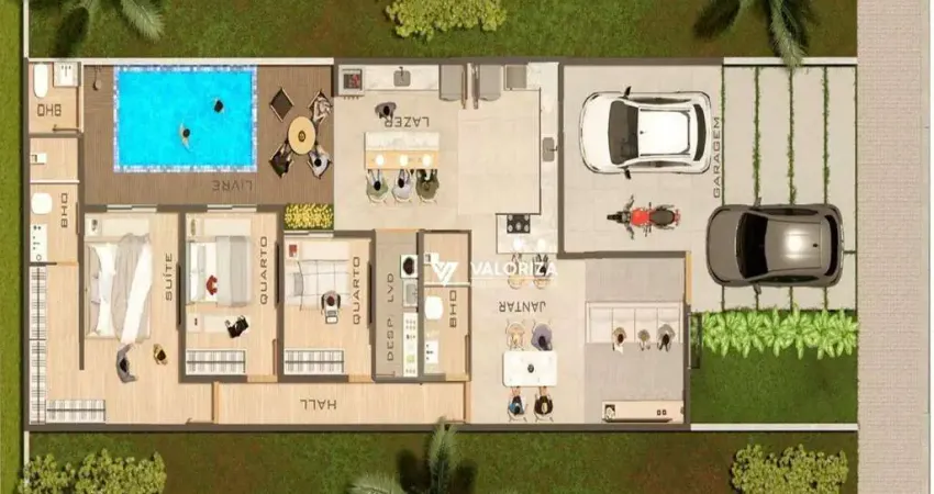 Casa com 3 dormitórios à venda, 139 m² por r$ 949.000,00 - reserva ipanema - sorocaba/sp