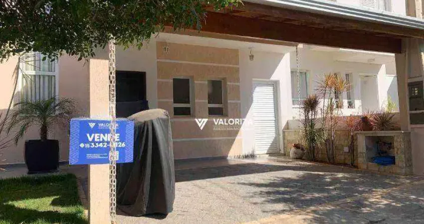 Casa com 3 dormitórios à venda, 124 m² por r$ 820.000,00 - condomínio horto florestal - sorocaba/sp