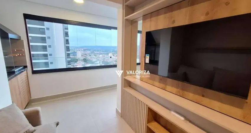 Apartamento com 1 quarto, 47 m² - venda por r$ 685.000 ou aluguel por r$ 4.830/mês - parque campolim - sorocaba/sp