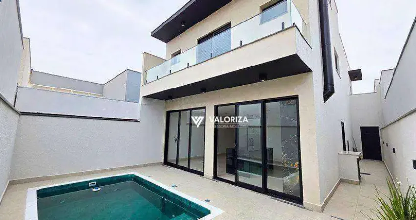 Casa com 3 quartos à venda, 198 m² por r$ 1.350.000 - condomínio reserva ipanema - sorocaba/sp