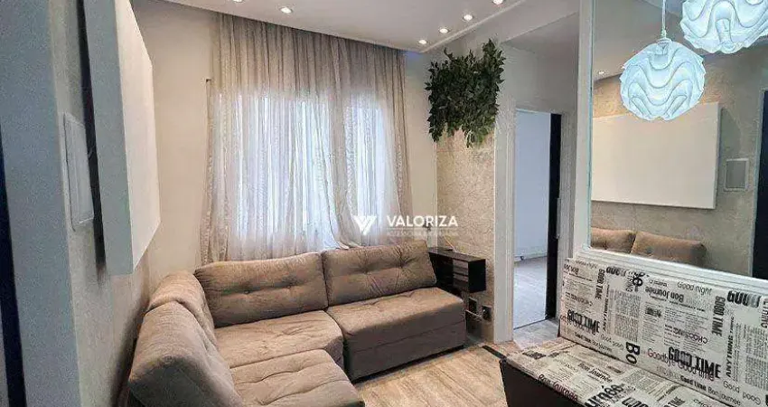 Apartamento com 2 quartos à venda, 47 m² por r$ 350.000 - parque campolim - sorocaba/sp