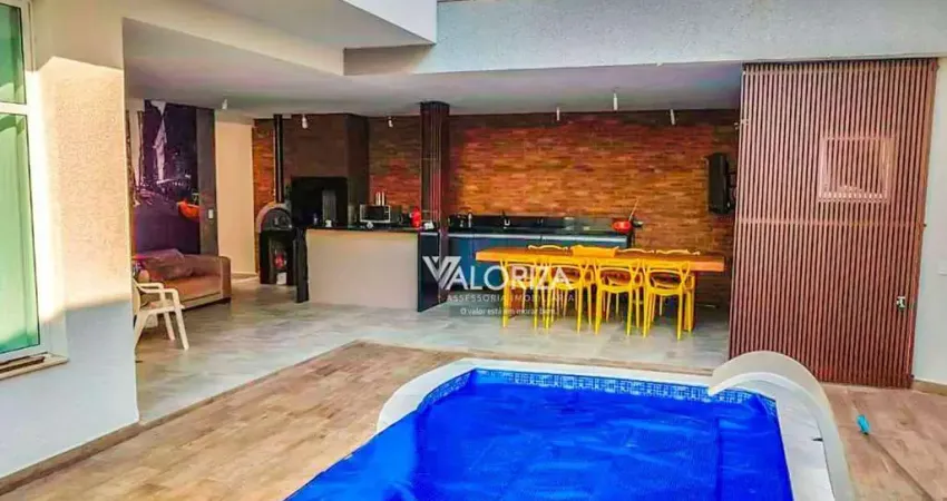 Sobrado com 4 dormitórios à venda, 281 m² por r$ 1.950.000,00 - condomínio mont blanc - sorocaba/sp