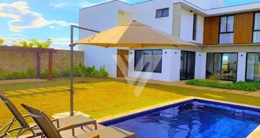 Sobrado com 4 dormitórios à venda, 437 m² por r$ 4.600.000,00 - alphaville nova esplanada - votorantim/sp