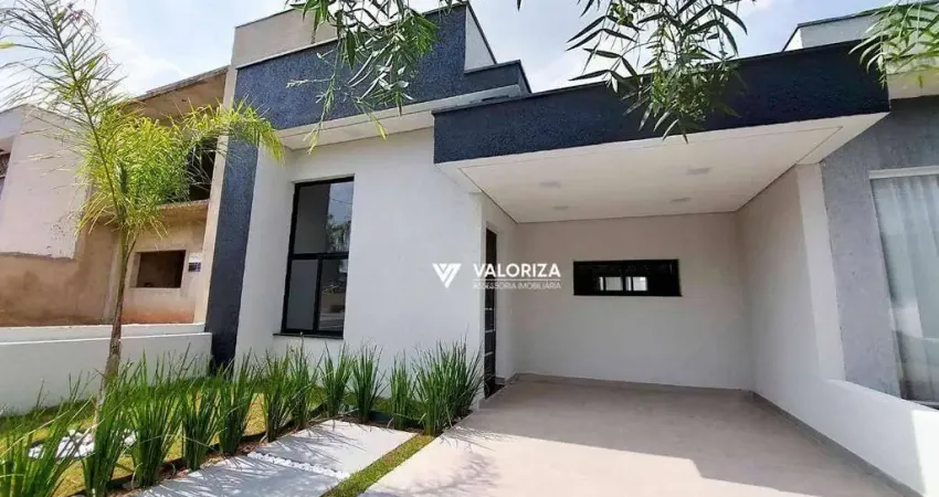 Casa com 3 quartos, sendo 1 suíte à venda, à venda, 106 m² por r$ 650.000 - condomínio residencial jardim - sorocaba/sp