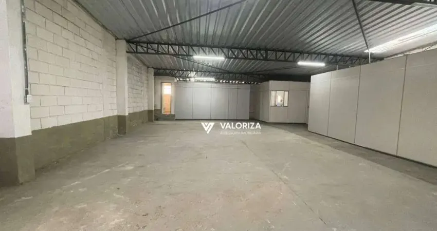 Galpão para alugar, 170 m² por r$ 3.300,00/mês - aparecidinha - sorocaba/sp