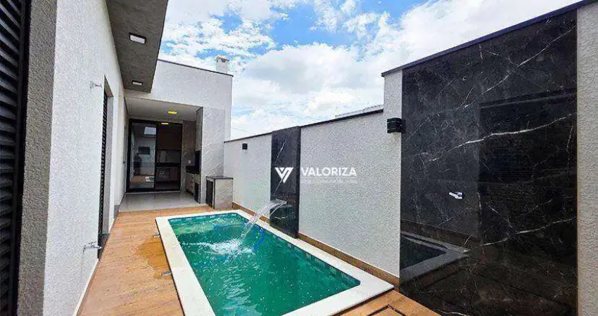Casa com 3 quarto à venda, 130 m² por r$ 820.000 - condomínio residencial jardim - sorocaba/sp