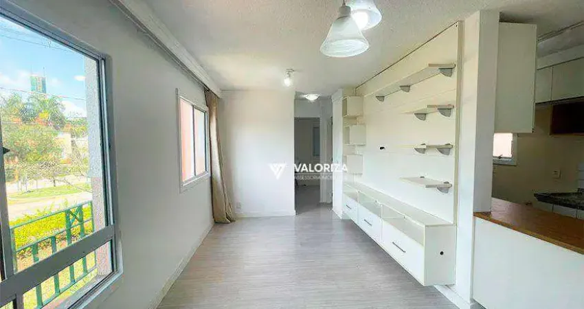 Apartamento com 2 quarto para alugar, 54 m² por r$ 2.107/mês - villa flora - votorantim/sp