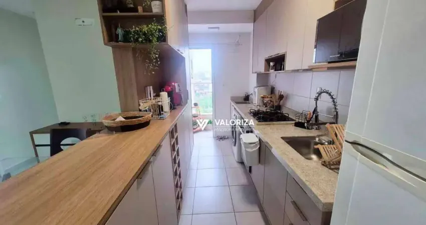 Apartamento com 2 dormitórios para alugar, 61 m² por r$ 2.655,00/mês - jardim saira - sorocaba/sp