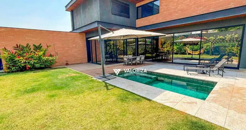 Casa com 4 dormitórios, 344 m² - venda por r$ 4.700.000,00 ou aluguel por r$ 27.025,00/mês - alphaville nova esplanada i - votorantim/sp