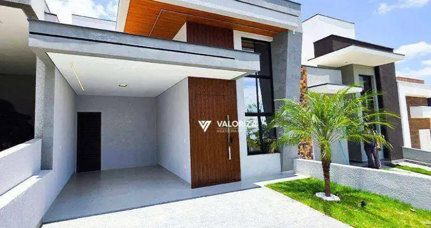 Casa com 3 quartos à venda, 104 m² por r$ 721.000 - condomínio villagio ipanema i - sorocaba/sp